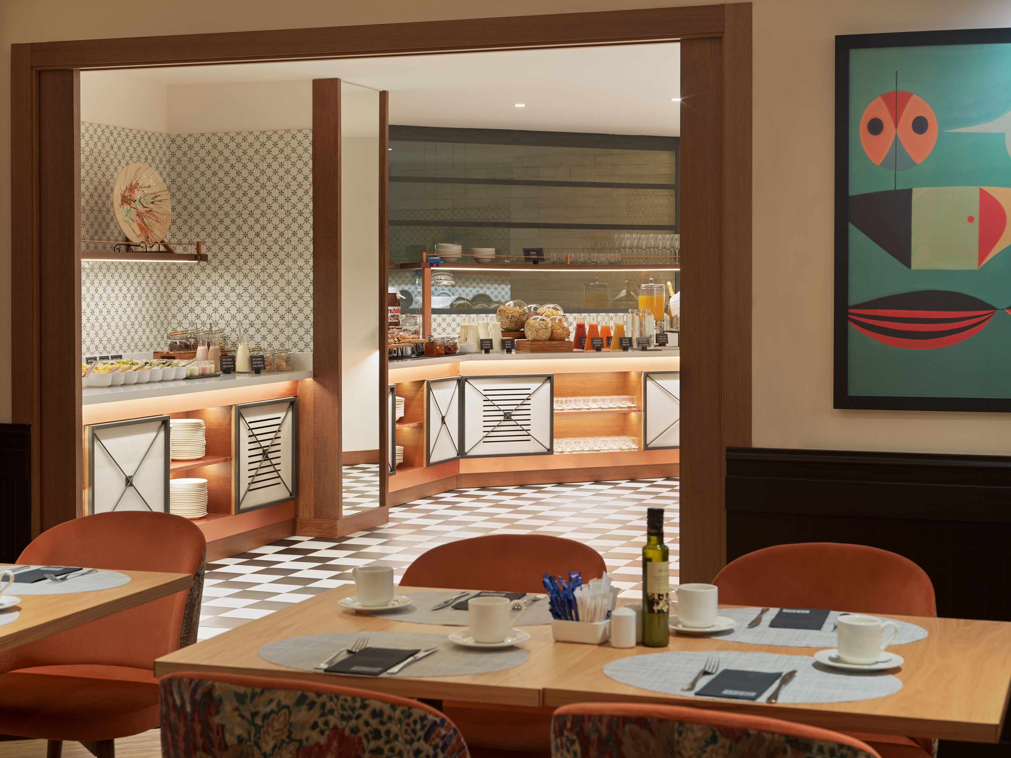 daily buffet breakfast (eur 22 per person)