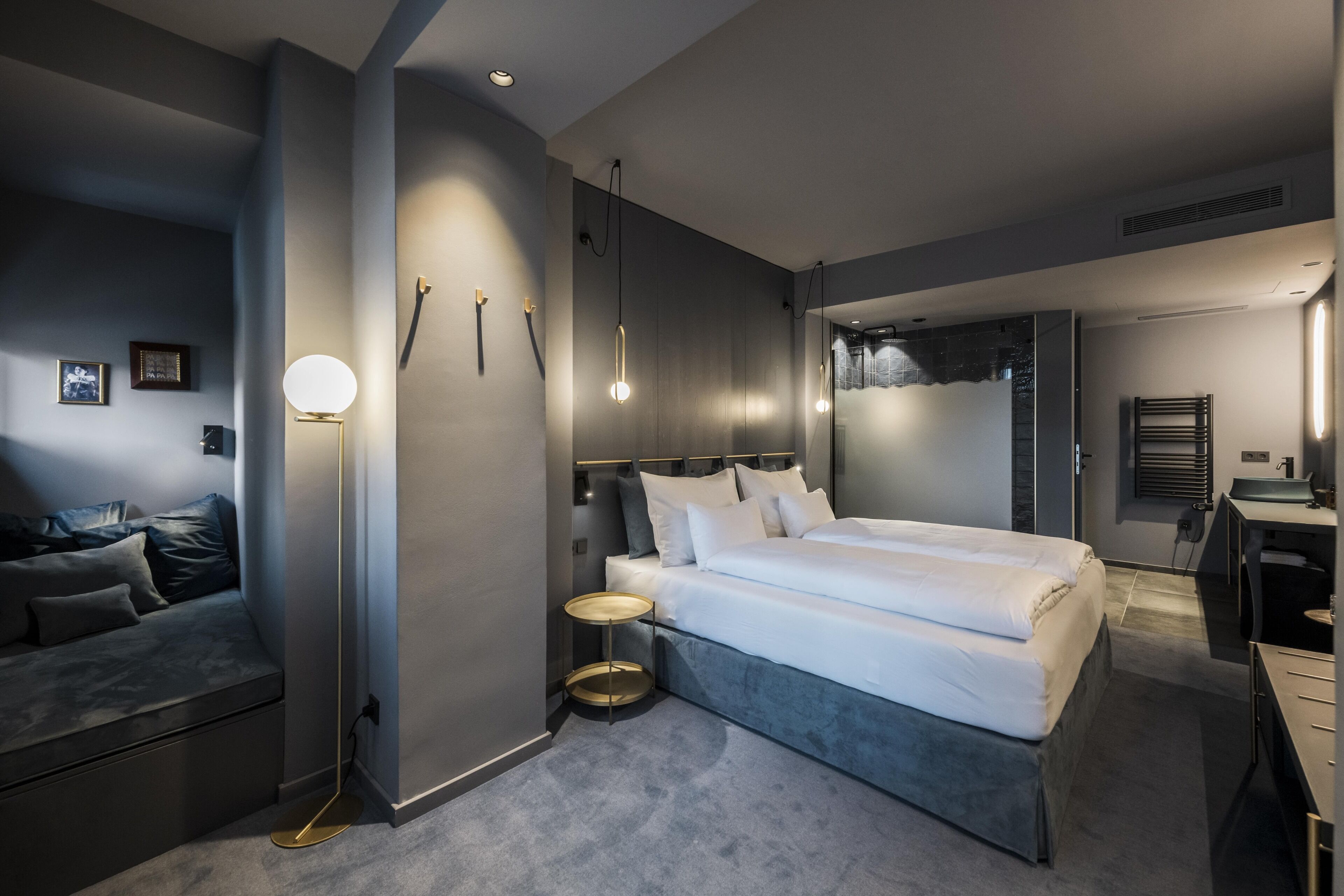 double room, balcony | living area | 40-inch lcd tv with cable channels, tv