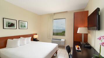 Standaard kamer, 1 queensize bed, niet-roken | Luxe beddengoed, een kluis op de kamer, een bureau, een laptopwerkplek