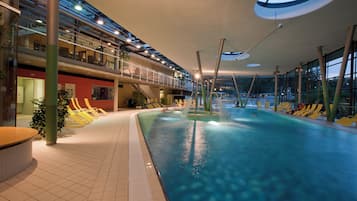 Indoor pool, outdoor pool