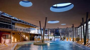 Indoor pool, outdoor pool