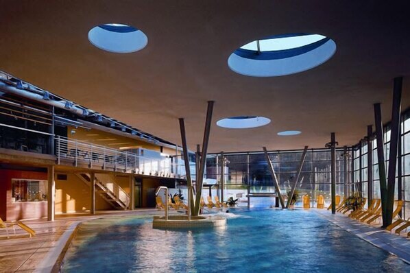 Indoor pool, outdoor pool