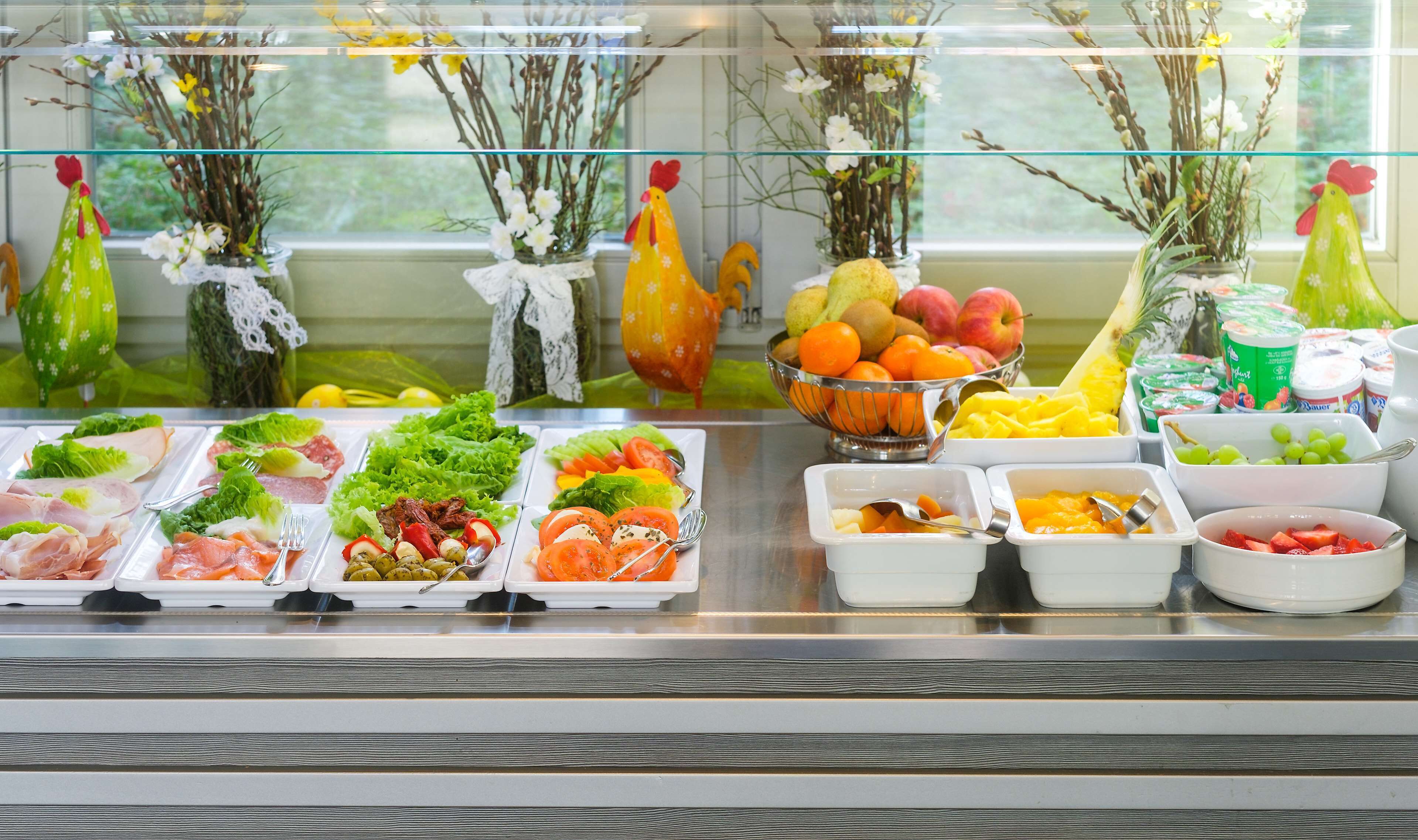 Free daily self-service breakfast 