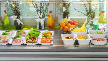 Free daily self-serve breakfast