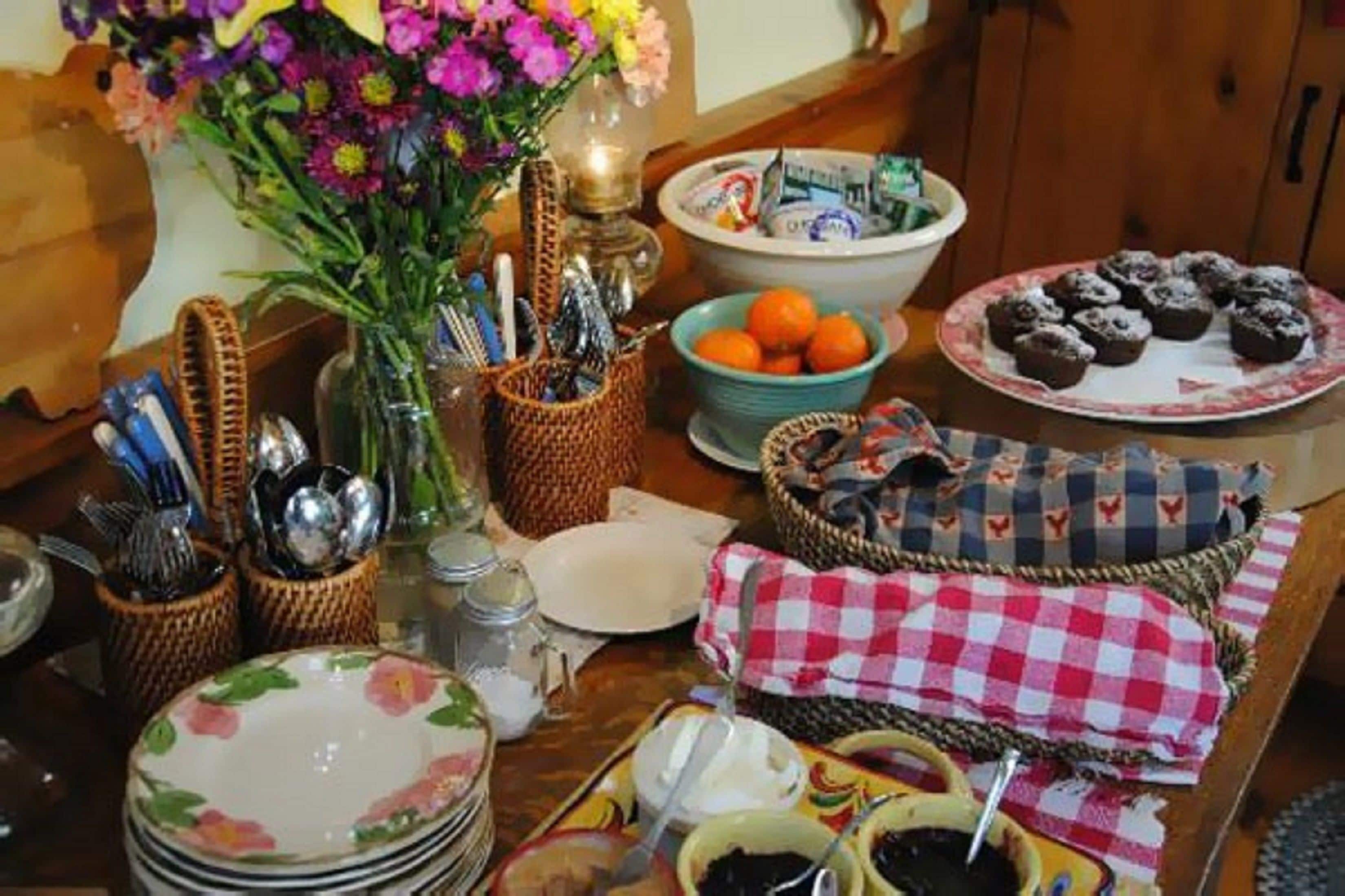 Gratis komplett frukost varje dag 