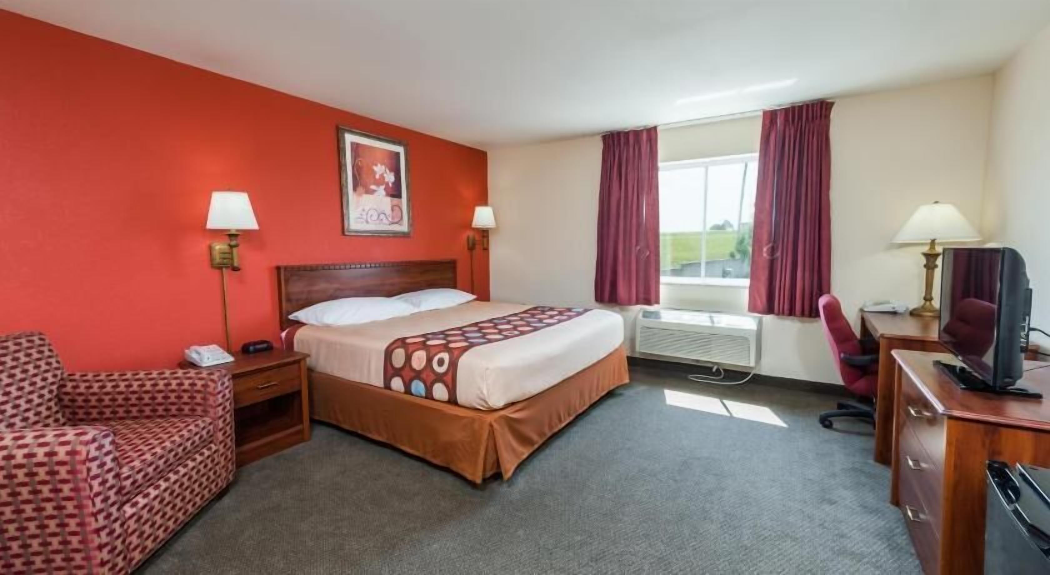 Een bureau, een strijkplank/strijkijzer, gratis babybedden, gratis wifi