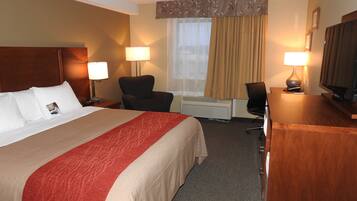 Standardzimmer, 1 King-Bett, Nichtraucher | Schreibtisch, schallisolierte Zimmer, Bügeleisen/Bügelbrett, Babybetten