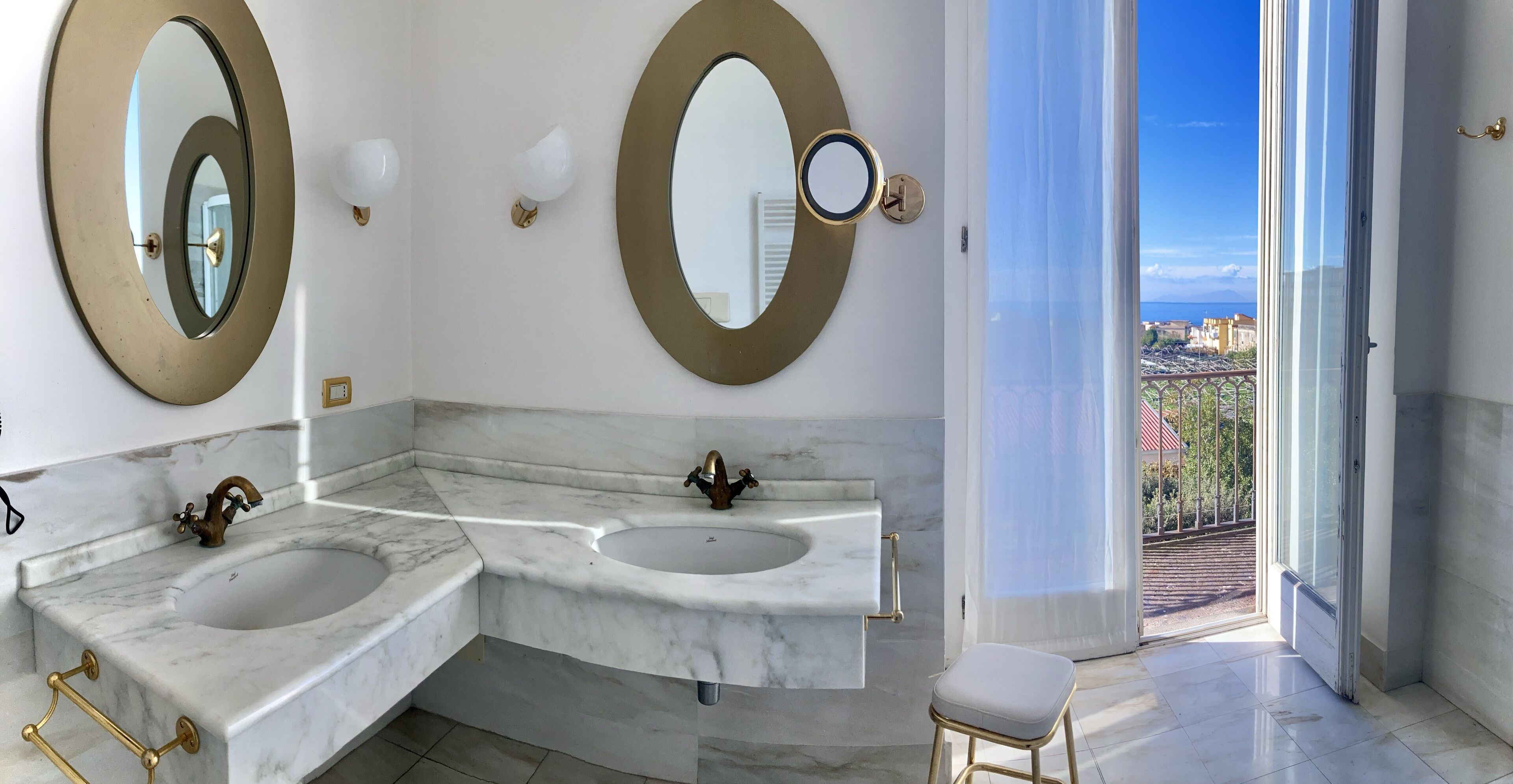 free toiletries, hair dryer, bidet, towels