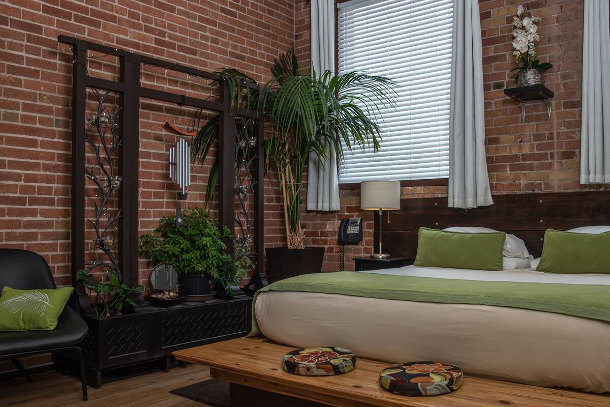 Rom (Zen Garden) | Sengetøy av topp kvalitet, strykejern/-brett og wi-fi (inkludert)