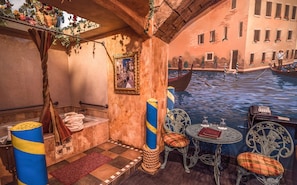 Quarto (Venice) | Banheiro | Chuveiro/banheira combinados, banheira de hidromassagem