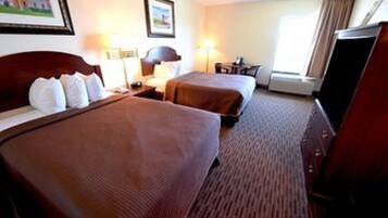 Desk, blackout drapes, iron/ironing board, free WiFi