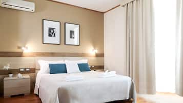 In-room safe, desk, laptop workspace, soundproofing