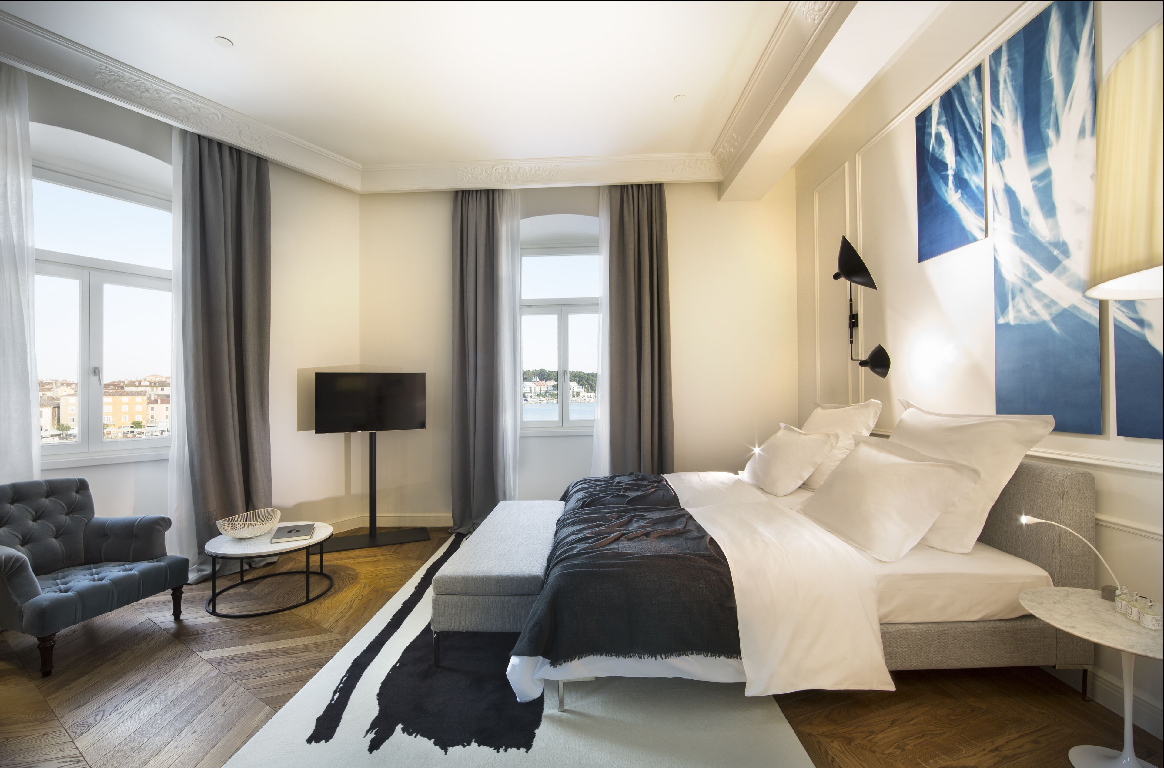 Minibar, in-room safe, desk, blackout curtains