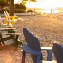 Private beach, waterskiing, kayaking, motor boating
