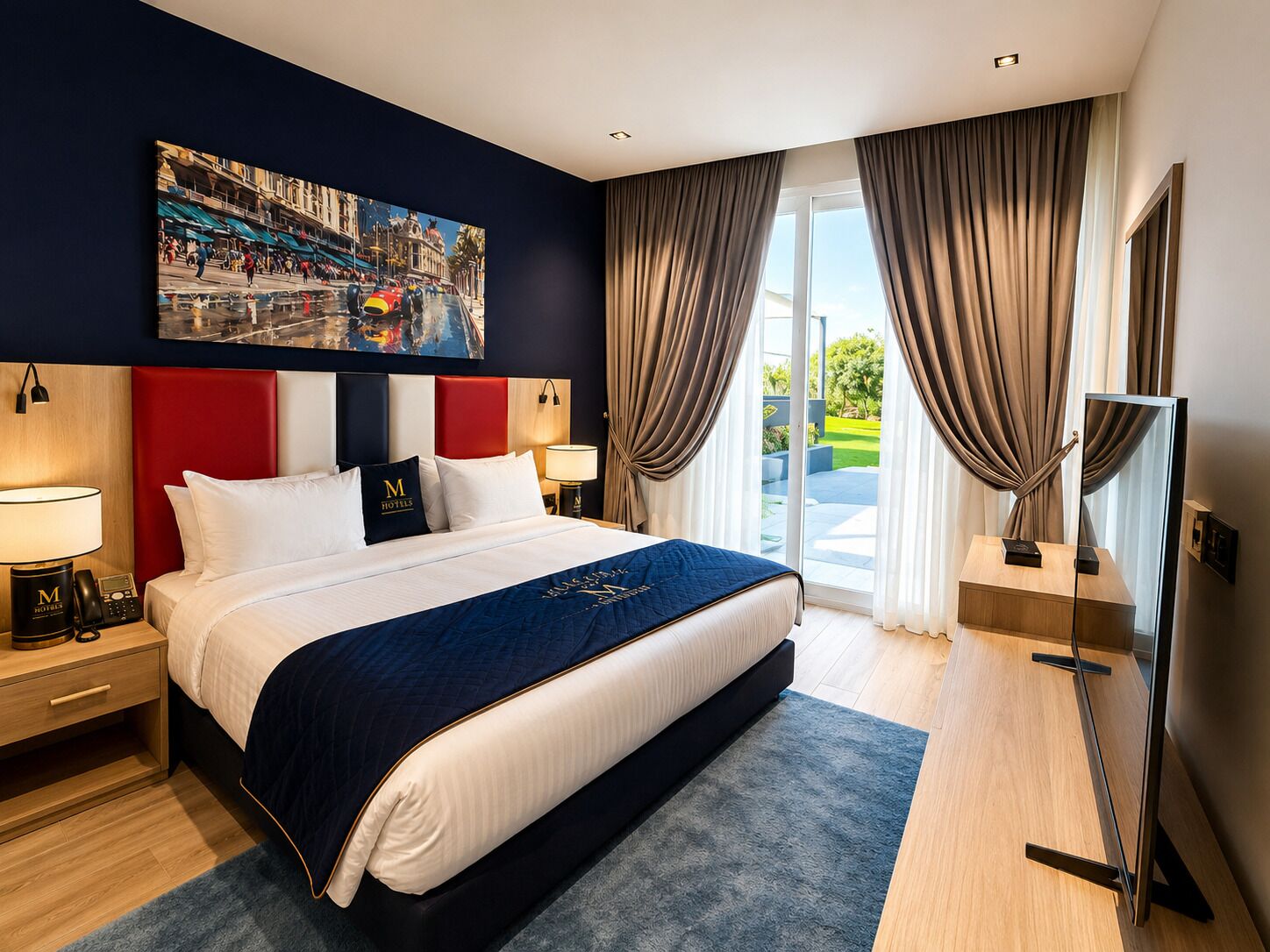 Monaco Villa with private pool & Gardens | Egyptian cotton sheets, premium bedding, minibar, in-room safe