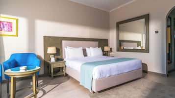 Camera Standard con letto matrimoniale o 2 letti singoli, vista mare (King) | Biancheria in cotone egiziano, biancheria da letto di alta qualità