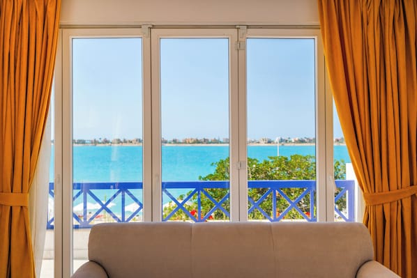 Suite Exécutive, 1 très grand lit, vue mer