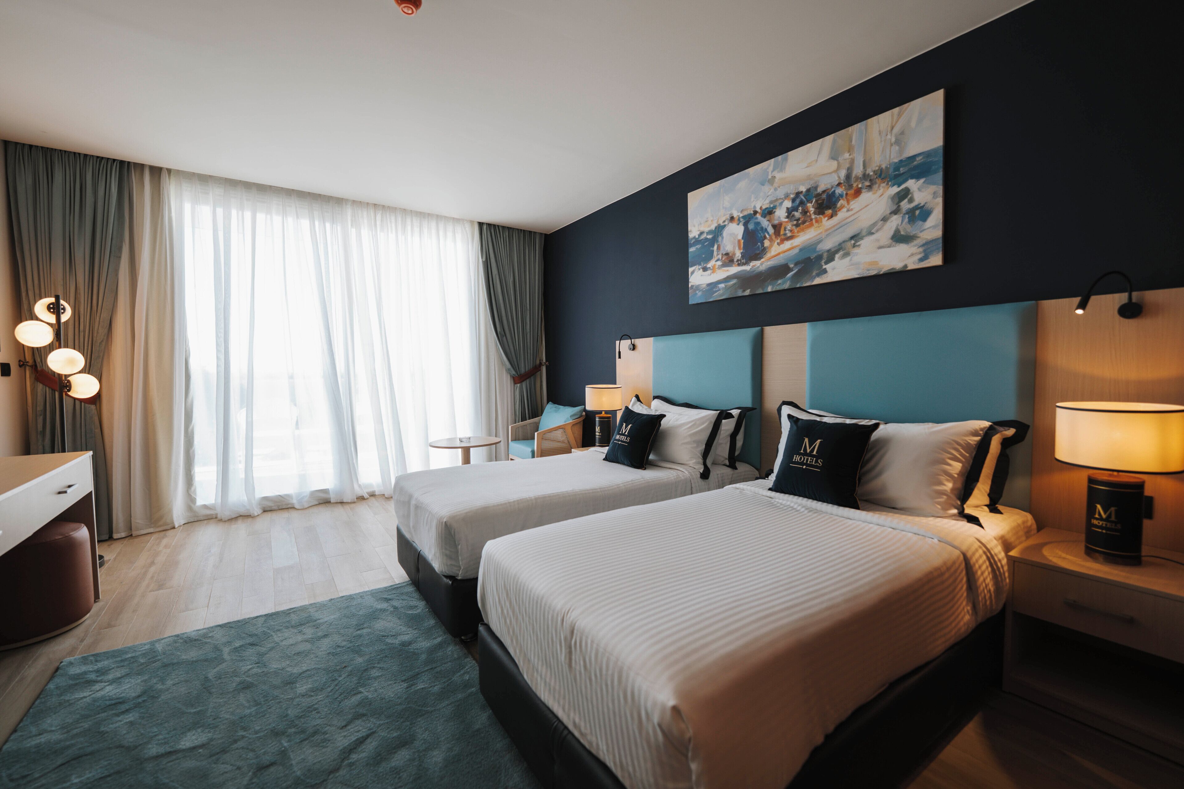 Superior Double or Twin Room Sea View | Egyptian cotton sheets, premium bedding, minibar, in-room safe