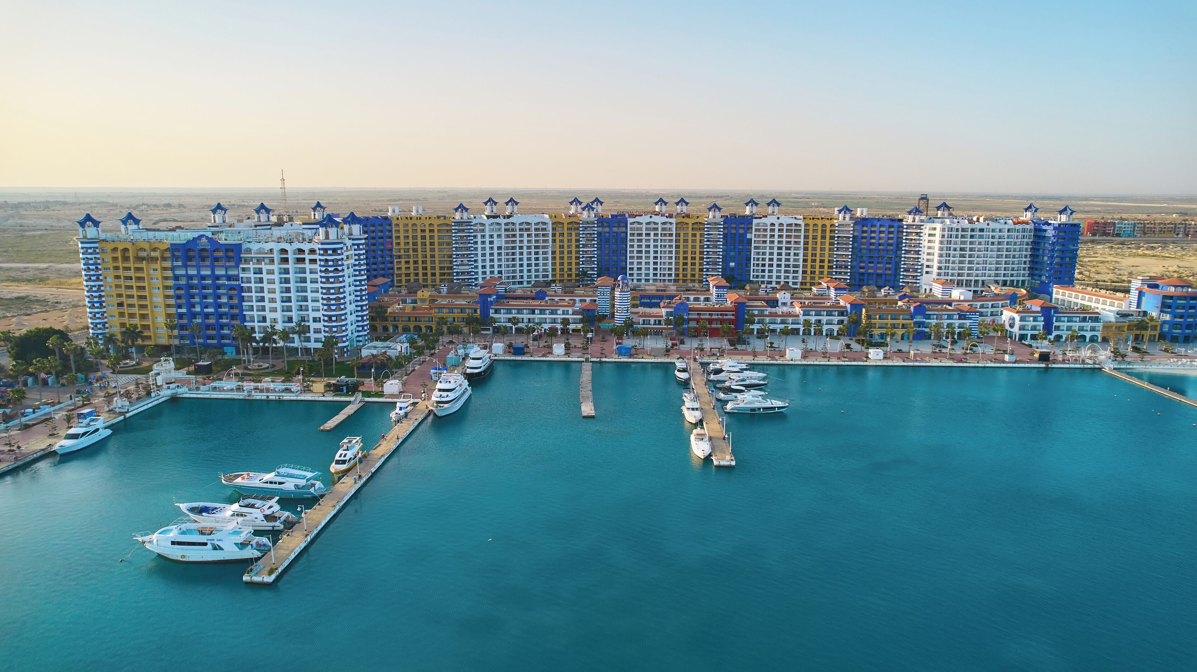 숙박 시설에서 보는 시내 전망