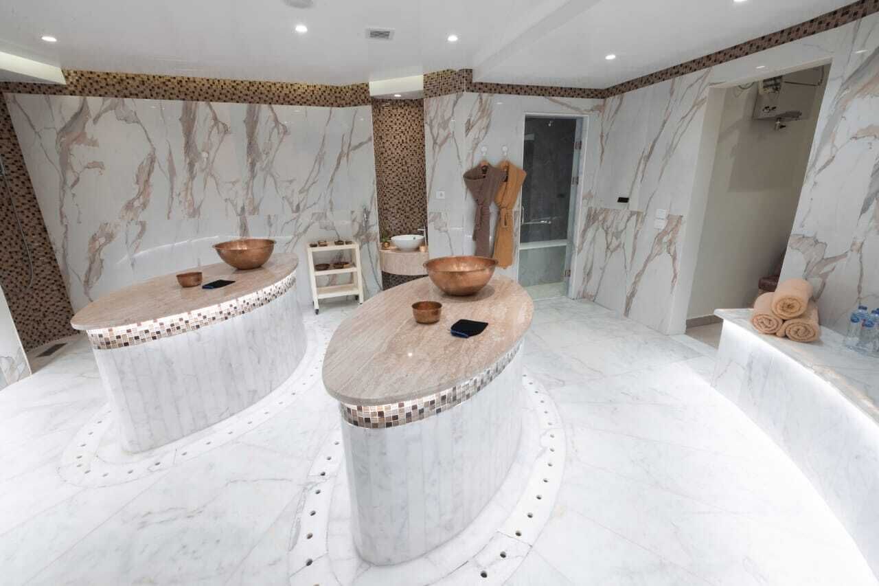 Bagno turco/hammam, trattamenti per il corpo, aromaterapia, body wrap