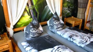 Familierom (Zoo Room) | 1 soverom, allergitestet sengetøy, minibar og safe på rommet