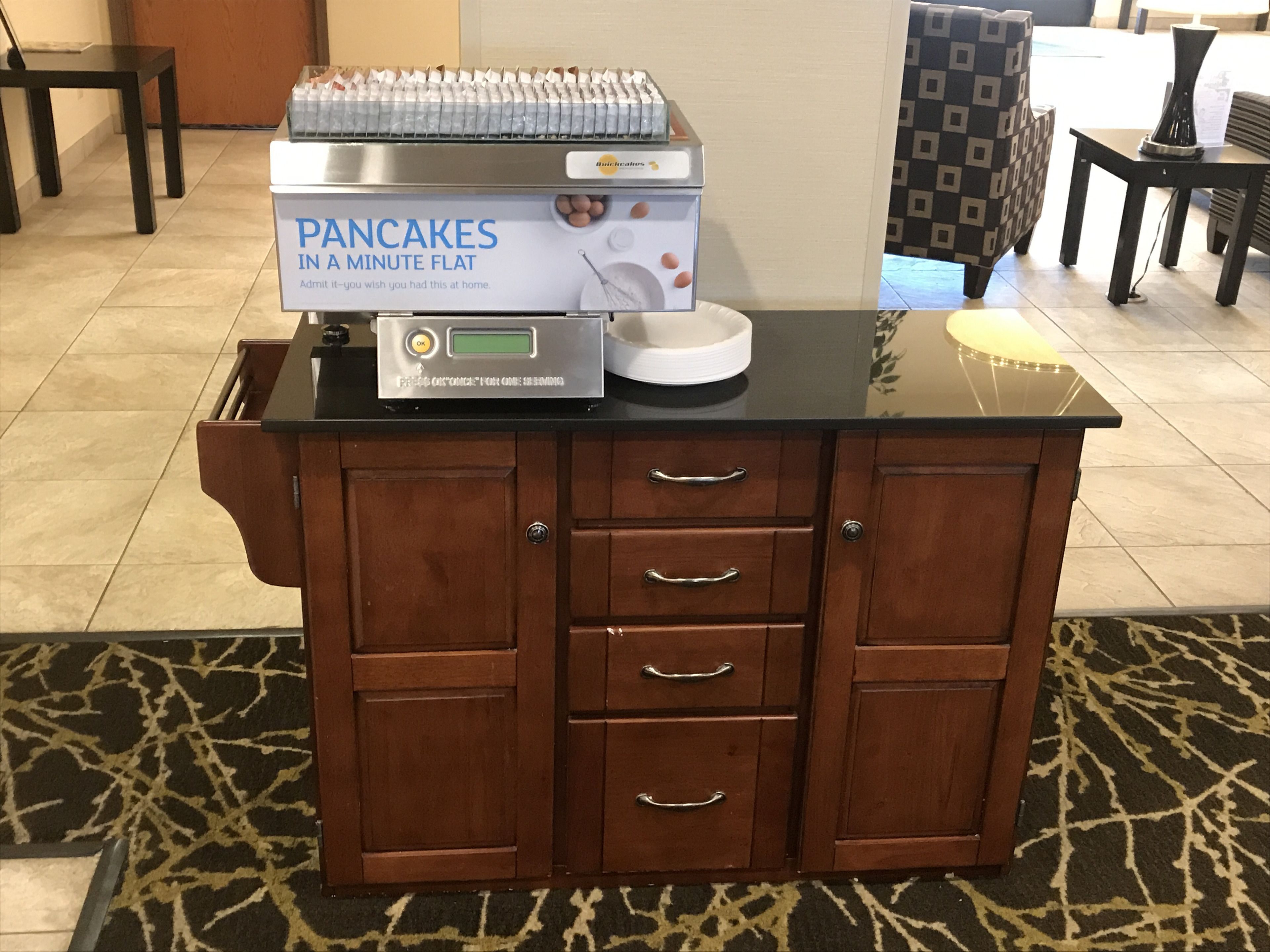 free buffet breakfast