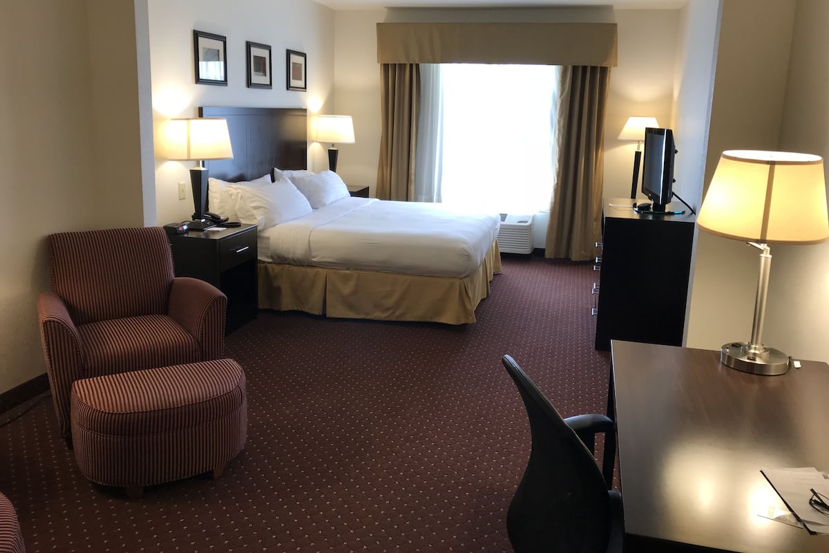 Suite, 1 King Bed | In-room safe, desk, iron/ironing board, free WiFi