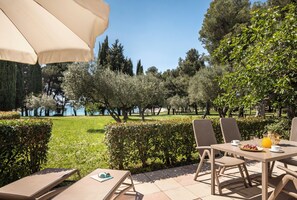 Appartamento Premium, 2 camere da letto, terrazzo, vista giardino | Vista dalla camera