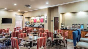 Free daily buffet breakfast