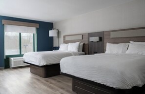 Standard Room, 2 Queen Beds | Desk, laptop workspace, blackout curtains, iron/ironing board - Holiday Inn Express Hotel & Suites Drums by IHG (Drums)