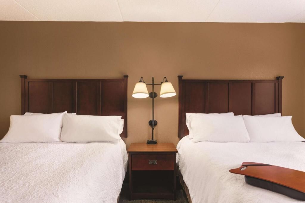 Premium bedding, desk, blackout curtains, iron/ironing board
