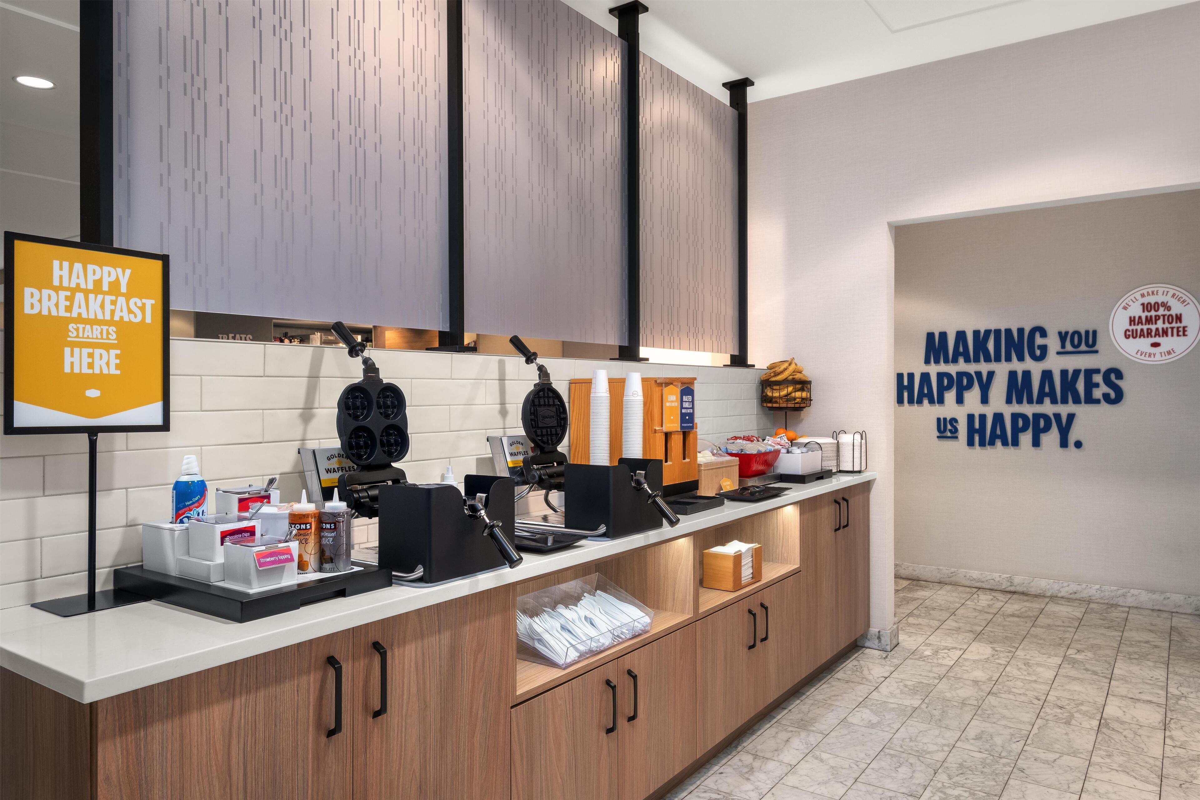 Gratis morgenmadsbuffet hver dag