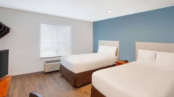 Desk, laptop workspace, iron/ironing board (on request), free WiFi