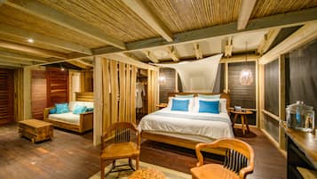 Premium bedding, down duvets, memory-foam beds, in-room safe