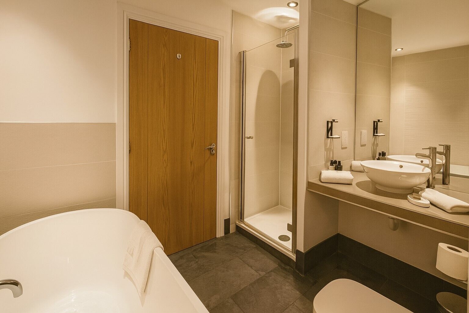 contemporary large | bathroom shower