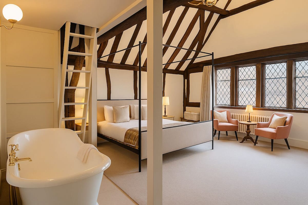 suite | individually decorated, individually furnished, desk, laptop workspace