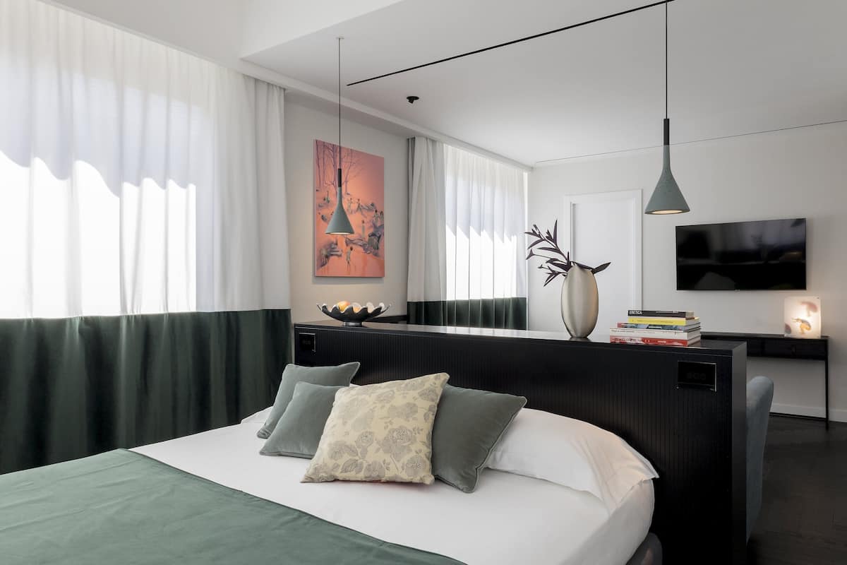 Junior studio suite | 1 slaapkamer, luxe beddengoed, donzen dekbedden, een minibar