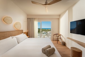 Ropa de cama de alta calidad y minibar