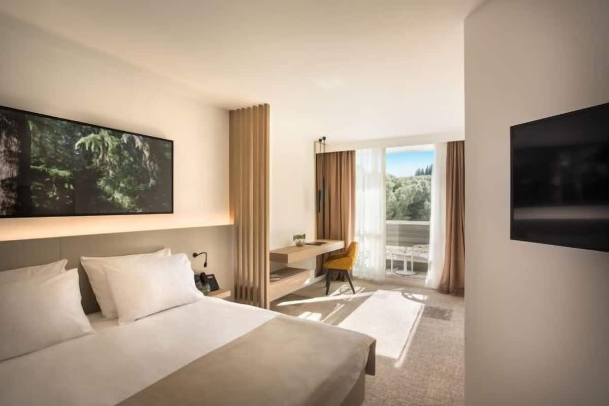 Minibar, in-room safe, desk, blackout curtains