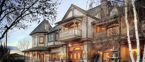 Front of property – evening/night