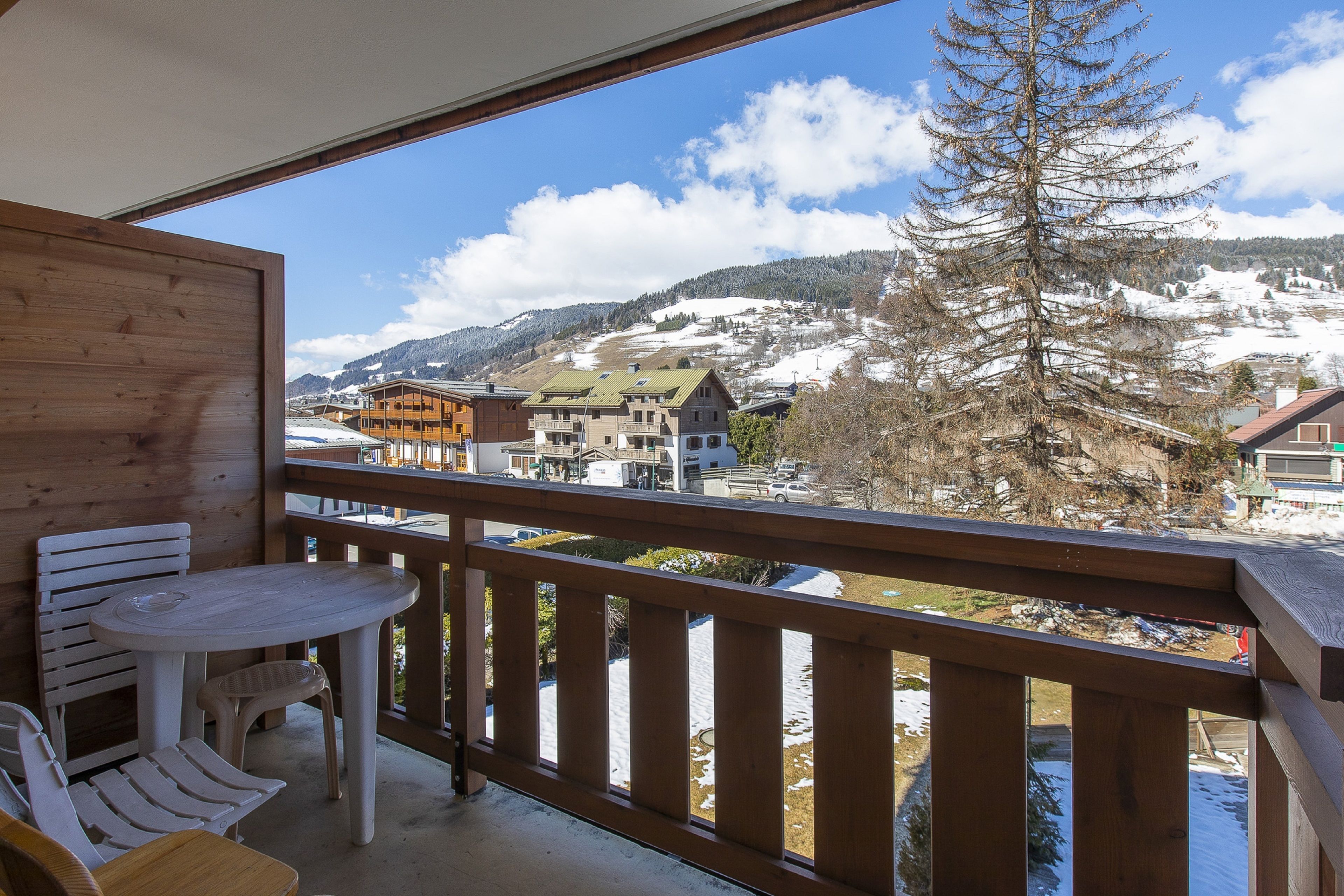 Appartement, en-suite badkamer (Vue sur Montagne - 204) | Uitzicht vanaf balkon