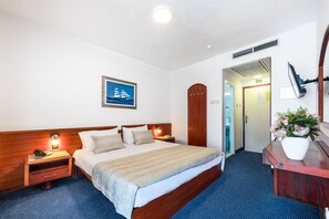 Double or Twin Room, Courtyard View | Desk, free WiFi, bed sheets