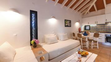 Standaard appartement, 1 slaapkamer (or Villa) | Woonruimte | Een televisie