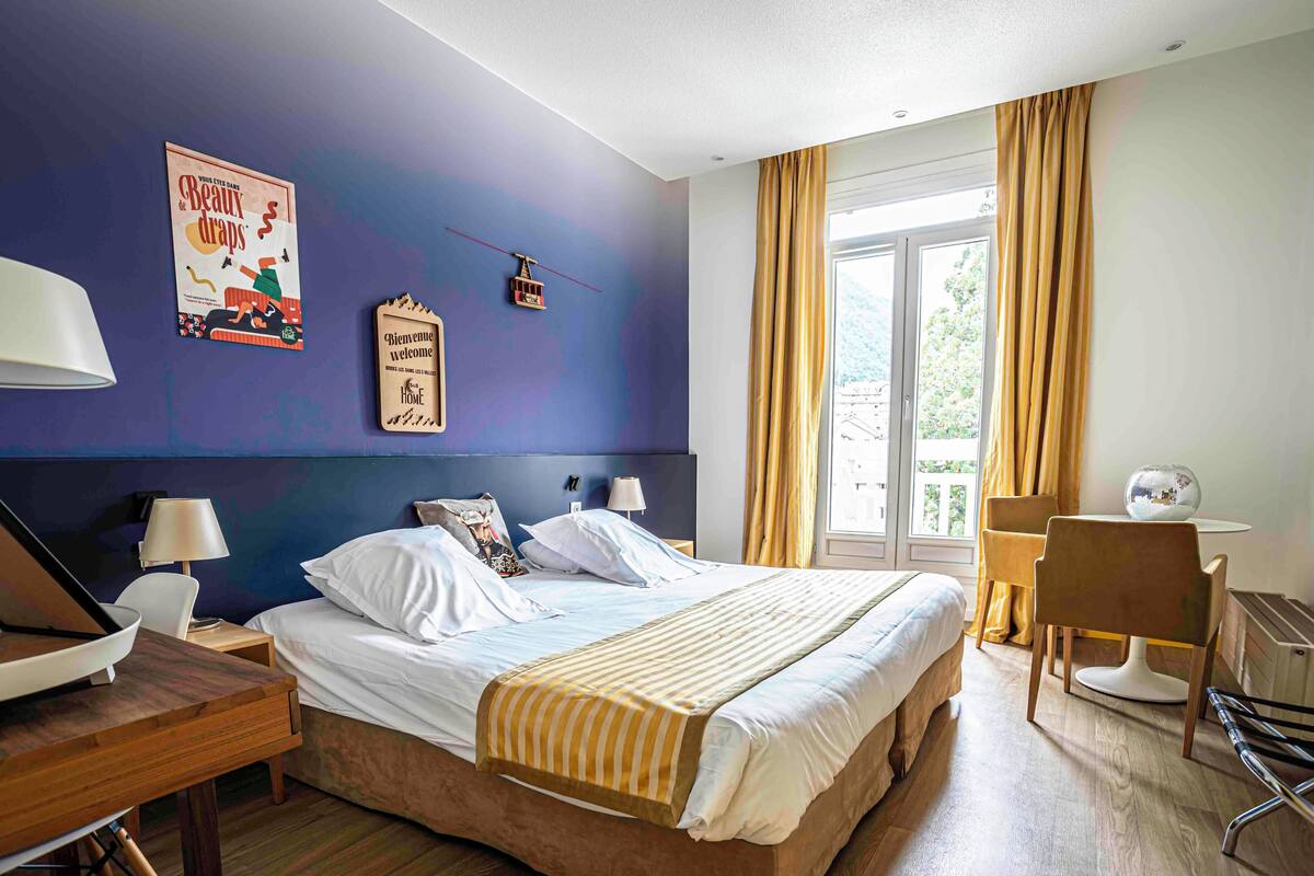 superior double room | 1 bedroom, premium bedding, select comfort beds, blackout curtains