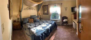 Enkeltrom – standard, 1 kingsize-seng, badekar (Moroccan Room) | Sengetøy av topp kvalitet, individuelt dekorert og individuelt innredet