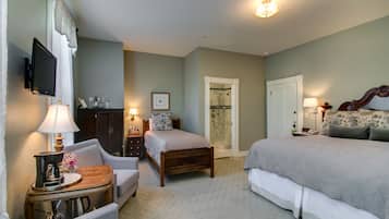 Egyptian cotton sheets, premium bedding, down duvets, pillow-top beds