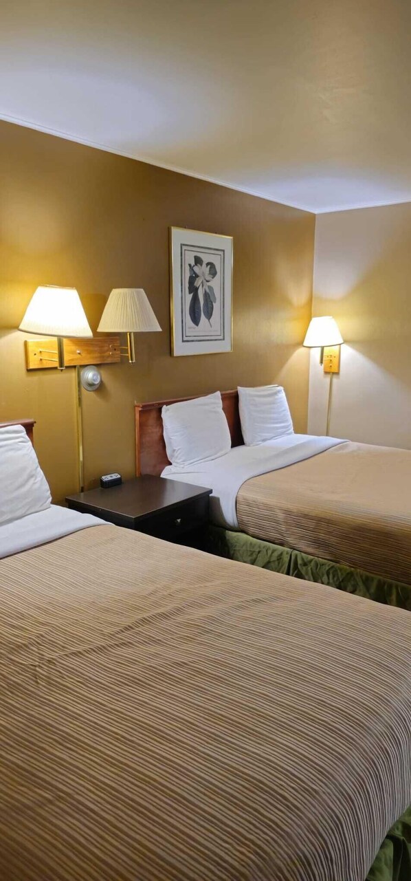 Standard Room, 2 Queen Beds, Non Smoking | Premium bedding, iron/ironing board, free WiFi