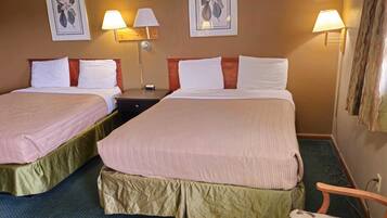 Standard Room, 2 Queen Beds, Non Smoking | Premium bedding, iron/ironing board, free WiFi