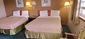 Standard Room, 2 Queen Beds, Non Smoking | Premium bedding, iron/ironing board, free WiFi