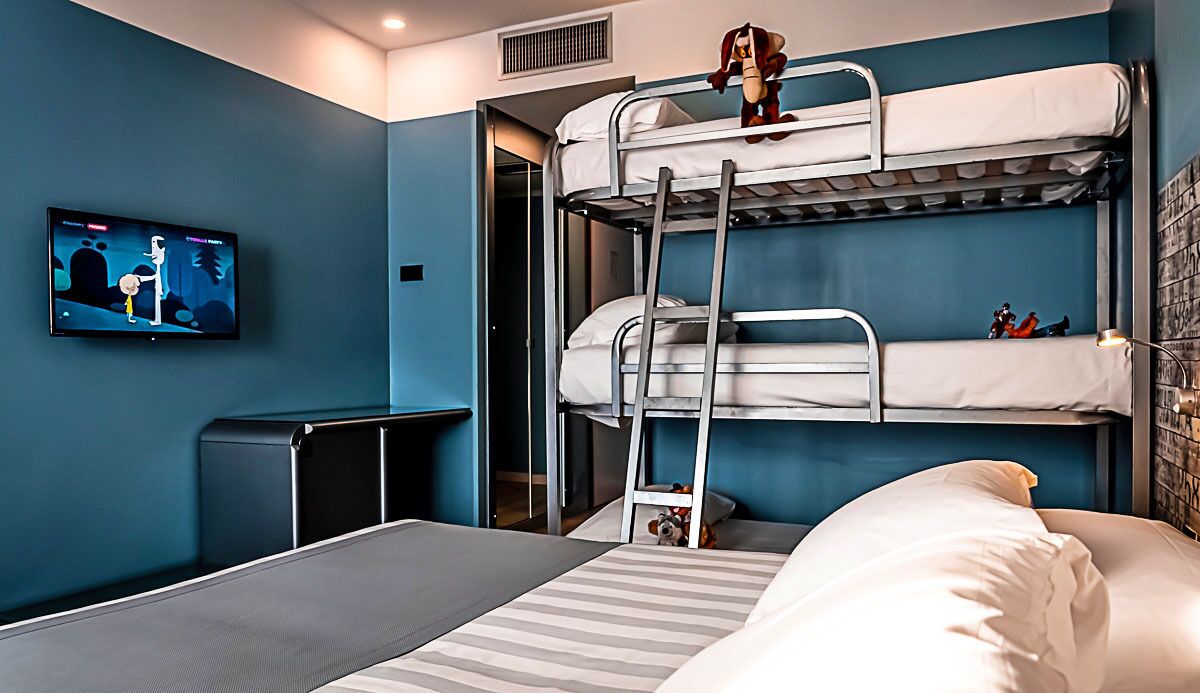 Down comforters, minibar, desk, blackout drapes